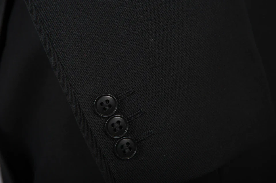 МАСОНСКИЙ КОСТЮМ ИЗ 3 ПРЕДМЕТОВ МАСОНЫ УТРЕННИЙ КОСТЮМ МУЖСКАЯ ЧЕРНАЯ КУРТКА ЖИЛЕТ БРЮКИ НОВЫЙ - Изображение 4 из 4