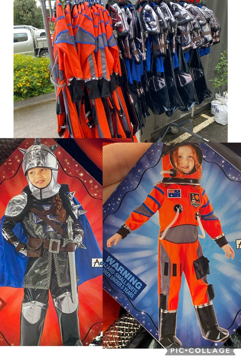 Boys Or Girls Teetot Dress Up Kids Costume. Astronaut Or Knight