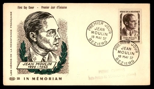 Mayfairstamps France FDC 1957 Jean Moulin First Day Cover aax_23343