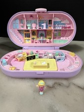 Vintage 1992 Stamping School Playset Bluebird Polly Pocket 1 Doll Figurine