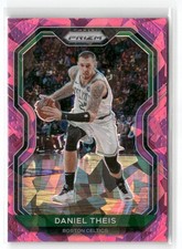 2020-21 Panini Prizm #121 Daniel Theis Pink Ice Prizms