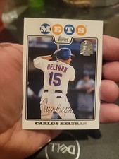 2008 Topps New York Mets Last Year at Shea Stamp #NYM3  Carlos Beltran  Hof 26