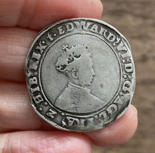 EDWARD VI (1547-1553) BASE SILVER ISSUE SHILLING. 1549 (MDXLIX). RARE