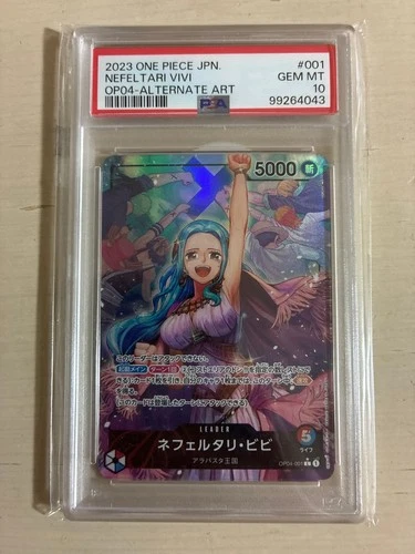 One Piece Nefertari Vivi L Promo OP04-001 PSA 10 Gem Mint Japanese #893e