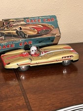 VINTAGE JAPANESE 1960s TIN FRICTION RACE CAR