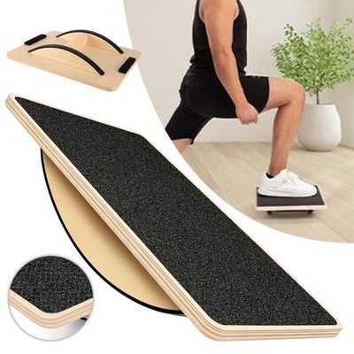 Balance Board Therapiekreisel Holz Balancetrainer Leicht Tragbar Multifunktional
