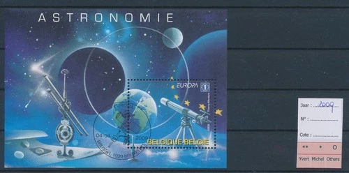 LS75663 Belgium 2009 astronomy FDC cancel good sheet used