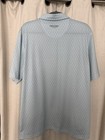 LACC The Los Angeles Country Club Medium Straight Down Golf Shirt White And Blue — photo 8