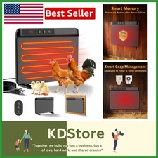 2025 Smart Chicken Coop Heater 200W with Remote Control  Adjustable Temp