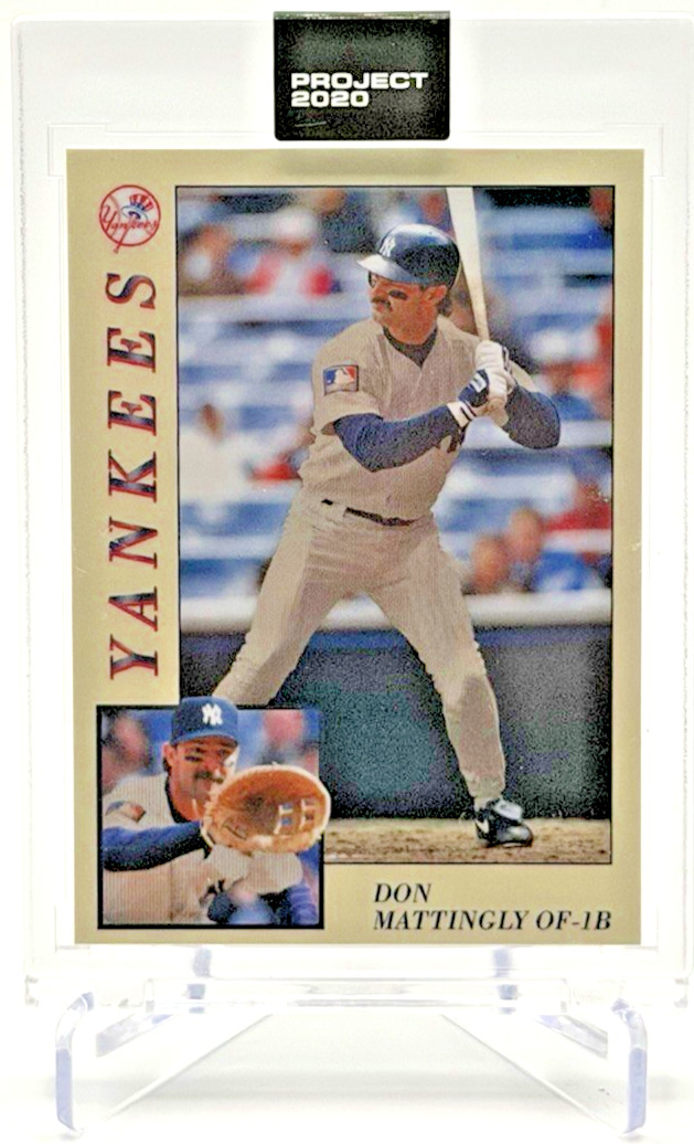 Don Mattingly 2020 Topps Project 2020 #139 Oldmanalan Yankees 1984 Design Encase