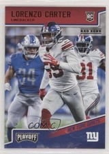 2018 Panini Playoff Rookies Red Zone Lorenzo Carter #291 0c6
