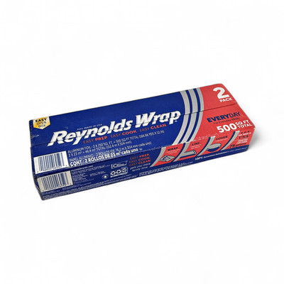 Reynolds Wrap Everyday 12'' Aluminum Foil, 250 sq ft - 2 Pack