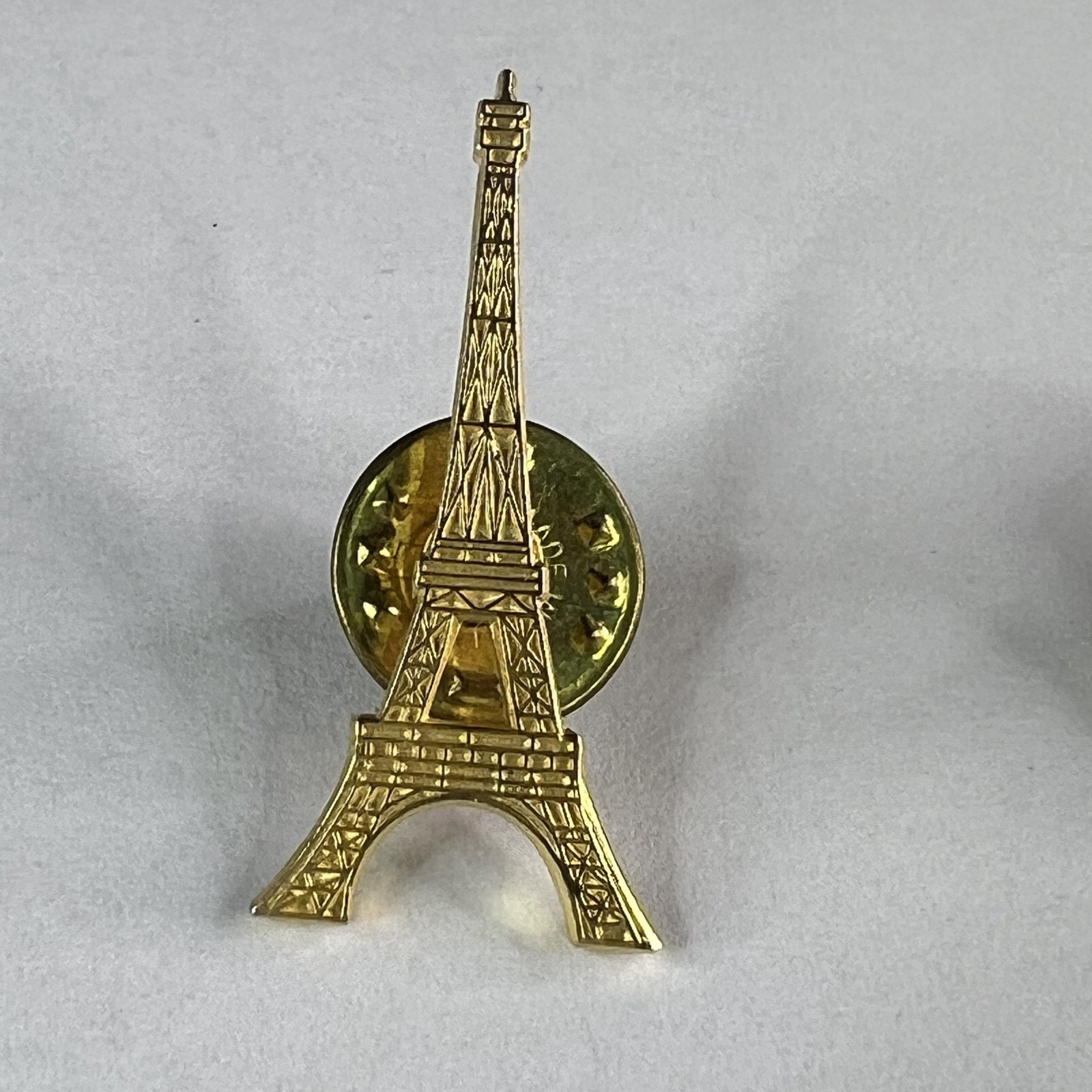 Eiffel Tower Paris Gold Tone Vintage Pin Hat Pin
