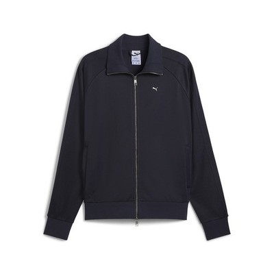 PUMA T7 Full Zip Track Jacket Mens Blue Casual Athletic Outerwear 62993616