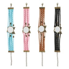 4Pcs Sublimation Blank Bracelets, Heat Transfer Bracelet, Butterfly Styles