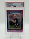 2024 PANINI DONRUSS OPTIC PREVIEW PINK #379 DRAKE MAYE ROOKIE RC PSA 9 Patriots