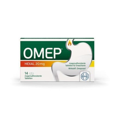3x OMEP HEXAL 20 mg magensaftresistente Tabletten 14 ST PZN 6817788