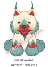Webkinz Classic Northern Trails Lynx *Code Only* (~messaged~)