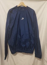 BoxRaw Hagler Sauna Suit Men 3XL Navy Blue Top Pants Reflective Elastic