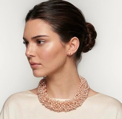 Ross-Simons Pink Pearl Set: 8-Strand Necklace & 11mm Earrings (New in Box)