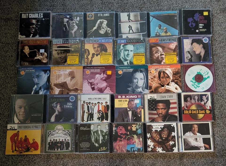 Blues R&B Jazz Soul cd collection lot (90) Great Titles Armstrong Fitzgerald+++ - Bild 3 von 4