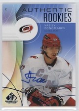 2024 Upper Deck SP Game Used Authentic Rookies Blue Vasily Ponomarev Auto 0il7