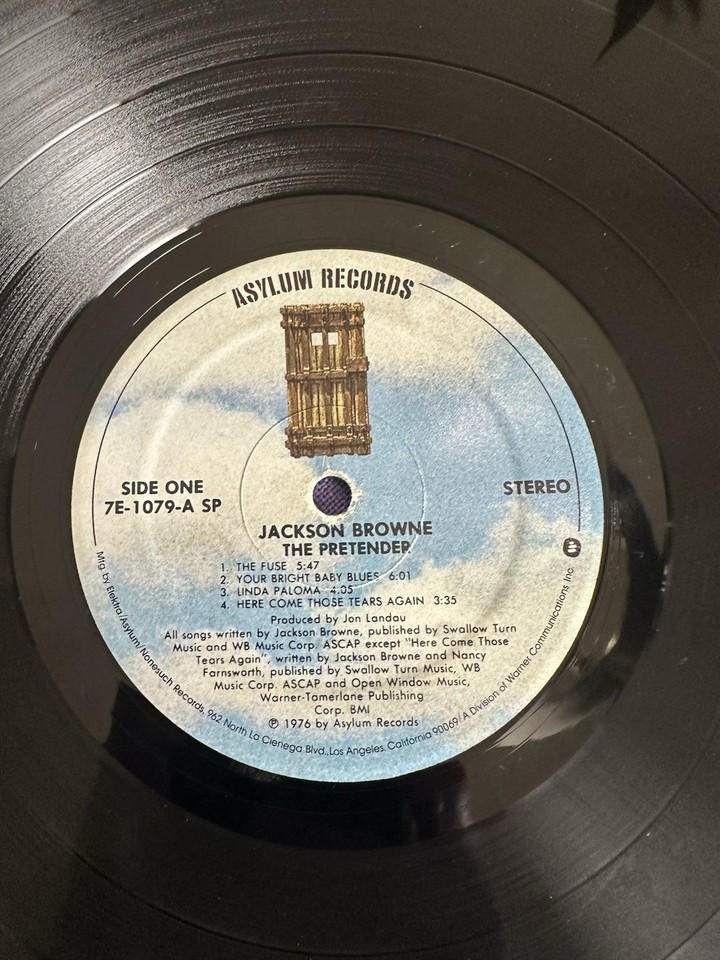Vinyl, Record, LP, Album, Jackson Browne, The Pretender, 1976, 7E