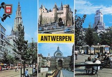 BELGIUM ANTWERP CATHEDRAL NOTRE DAME CHATEAU HET STEEN CENTRAL STATION