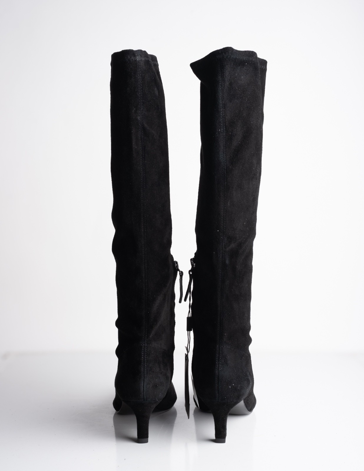 Massimo Dutti Womens Suede Boots Heeled Knee High US 6 EU 36 NWT 1008/550 thumbnail 6