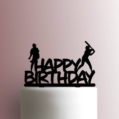 Baseball Happy Birthday - Acryl Cake Topper