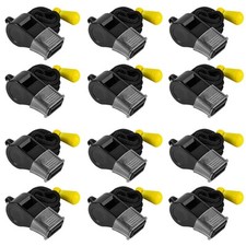 12 Pack Sport Whistles with Lanyar for Coaches, Referees and Officials, Loud ...