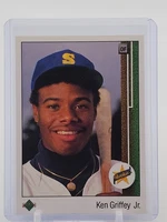 KEN GRIFFEY JR. 1989 UPPER DECK STAR ROOKIE BASEBALL RC #1 MARINERS Q6277