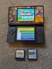 Nintendo DS Lite, 3 Games And Case Included, No Charger