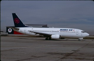 EB17 Original aircraft slide / Dia Morris Air B737 EI CHD