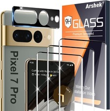 3 1 Pack for Google Pixel 7 Pro Screen Protector, 9H Tempered Glass  HD Clear
