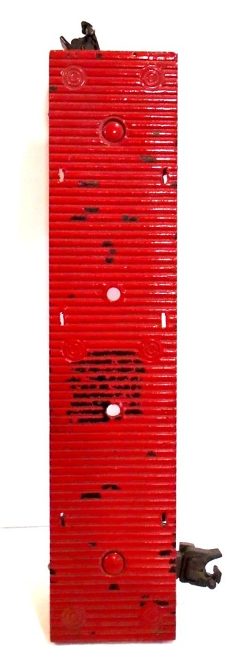 AMERICAN FLYER RED WOODEN FLAT CAR - Image 4 of 4