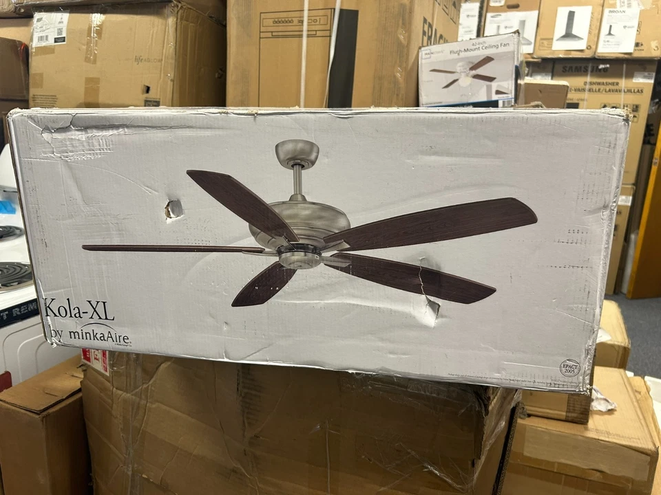 Minka Aire Kola-XL - 60" Ceiling Fan F689-WH - White - Image 2 of 4