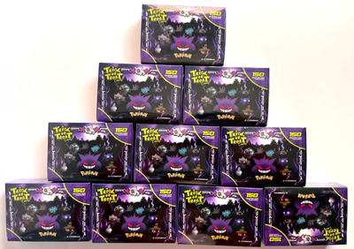 10 BOXES - 2025 BOX POKEMON HALLOWEEN TRICK OR TRADE PRISMA Cards