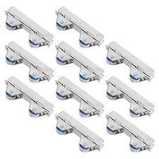 30 pezzi acciaio inox porta scorrevole rullo vetro vetro porta scorrevole