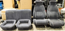 93-02 Pontiac Firebird Formula Front Rear Graphite Cloth Seats Oem Used 93-02 Pontiac Firebird Formula Front Rear Graphite Cloth Seats Oem Used