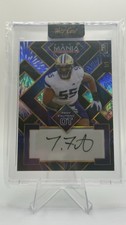 Wild Card Auto Mania Troy Fautanu Rookie Autograph 1/1 Football 2024. rookie card picture