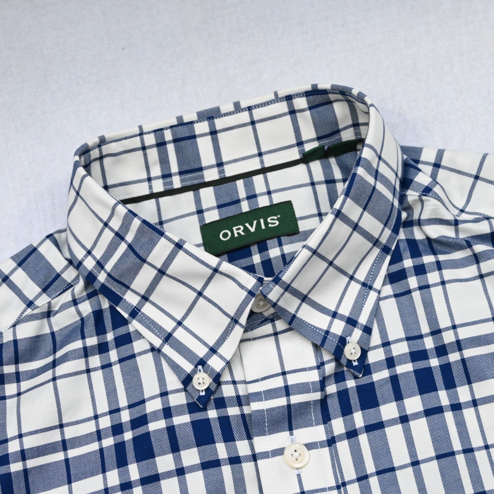 Orvis Wrinkle Free Stretch Button Up Dress Shirt … - image 7