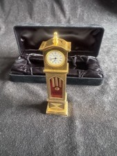 Replica Miniatur Uhr Standuhr Form,Quarzuhr,Vintage Tischuhr.Wie Neu!