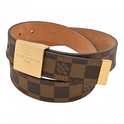 Authentischer LOUIS VUITTON Damier Ceinture Carre Gürtel braun lv9927bs - Bild 1 von 4