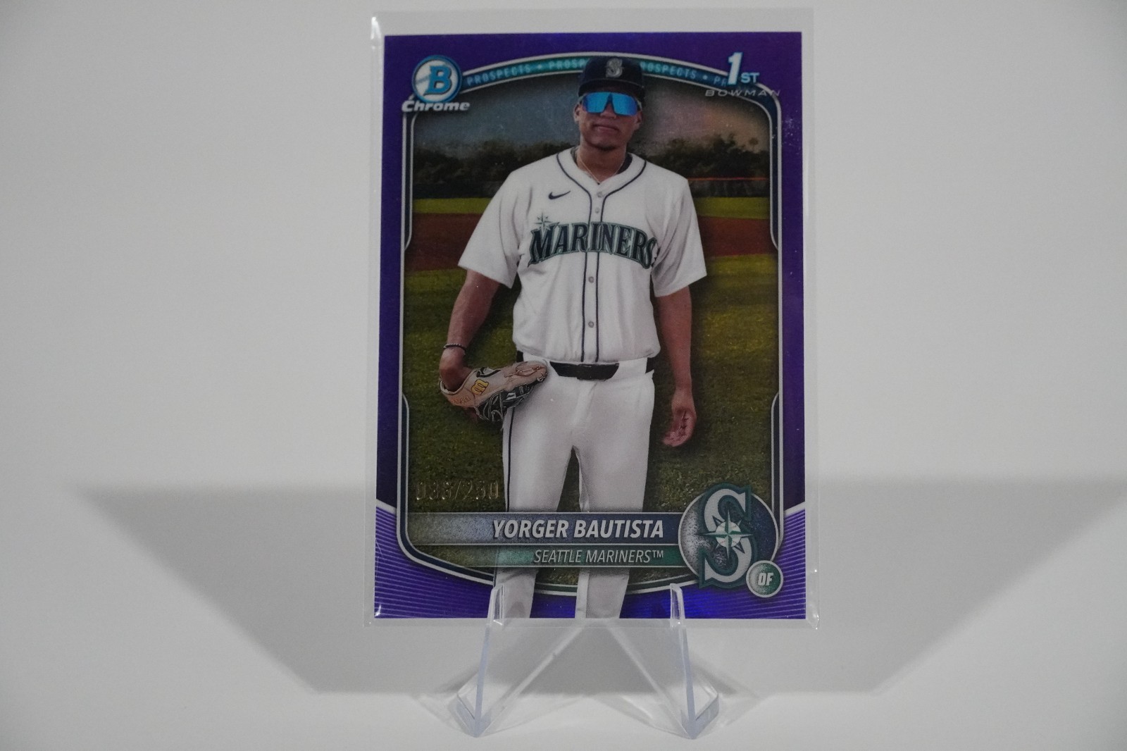 BCP-194 Yorger Bautista 2025 Bowman Chrome - Prospects Purple Wave #/250
