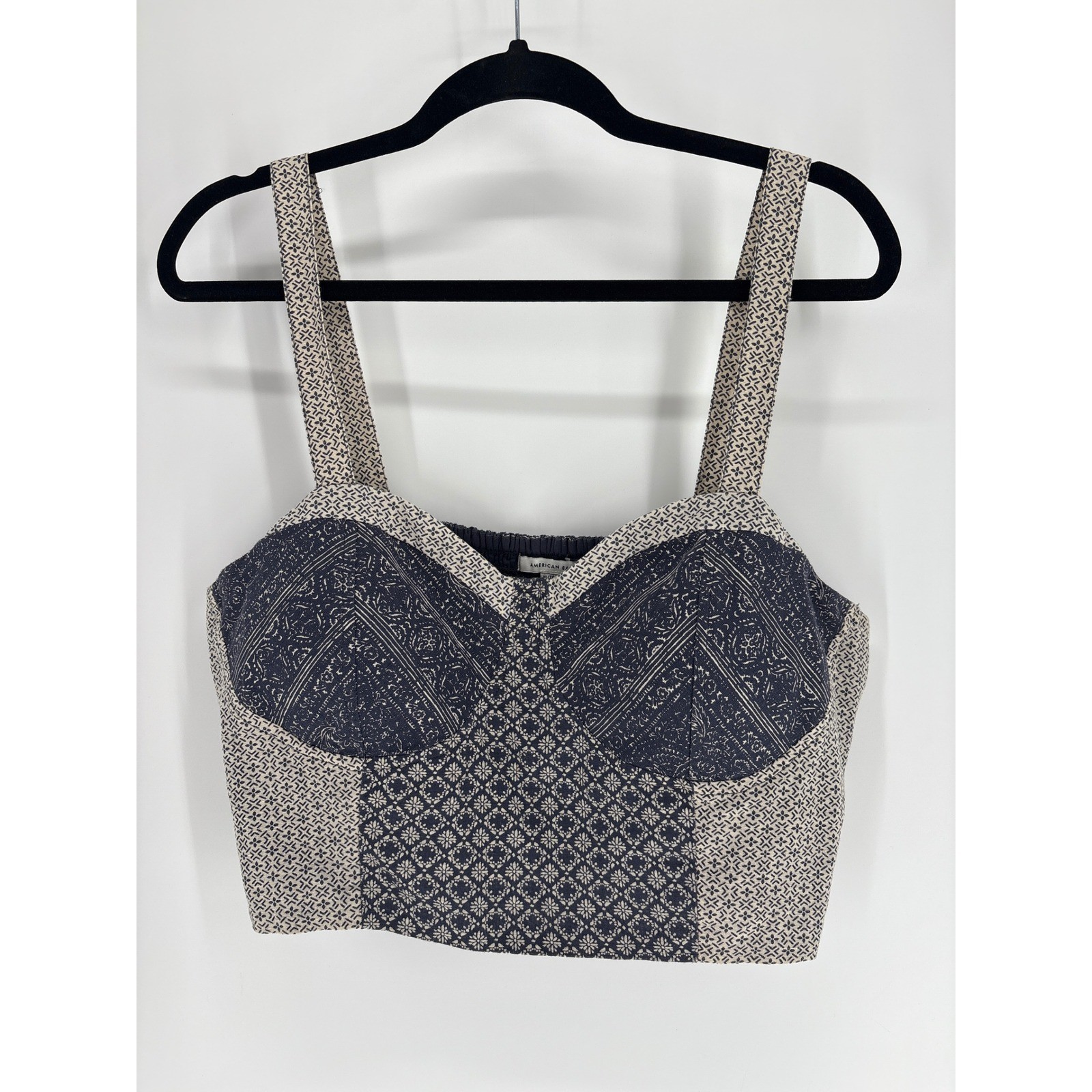 American Eagle Boho Patchwork Bustier Tank Camiso… - image 1