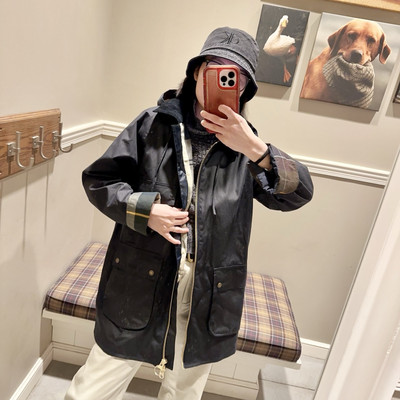 Wax Jacket Barbour Hood France BARBOUR NWT Highclere Wax Classic