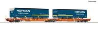 Roco 6600072 H0 Taschenwagen T2000 Mit Lkw-Aufliegern Hofmann Ep. Vi Wascosa