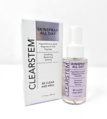 Clearstem Skinspray All Day 1.7 fl oz Soothing Balancing Setting New in Box