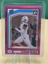 2024 Panini Donruss - Rated Rookie Optic  Pink Prizm #384 Tejhaun Palmer (RC)